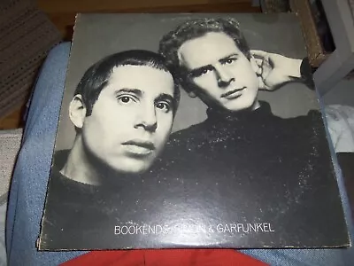 Vintage Vinyl Records Rock Simon And Garfunkel Bookends Good Vinyl Rare • $15