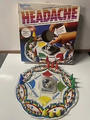 VINTAGE 1977 HEADACHE POP-O-MATIC BOARD GAME Toltoys (Trouble) • $16.50