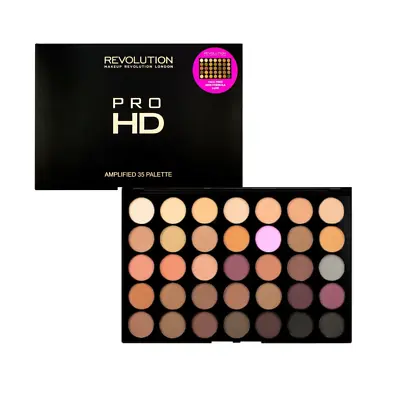 Revolution Makeup  Eyeshadow Palette  PRO HD AMPLIFIED 35 Warm  Neutral Colours • £9.99