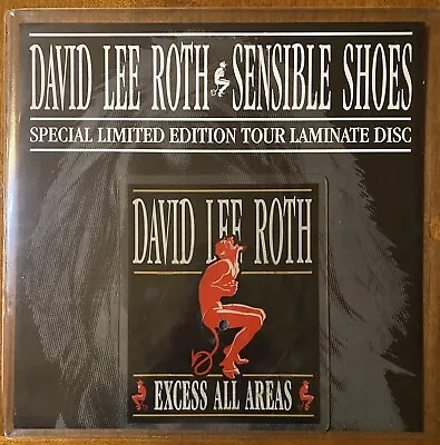 DAVID LEE ROTH Sensible Shoes 1991 UK 7  Square Shaped PICTURE DISC Van Halen • $25