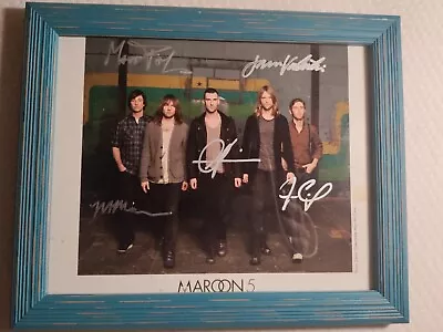 MAROON 5 Signed Autographed Group Photo Color Size 8x10 • $399