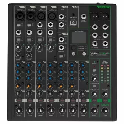 Mackie ProFX10v3+ 10-Channel Analog Enhanced FX Studio Live Mixer W Bluetooth • $329.99