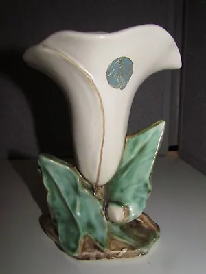 1950 McCoy Calla Lilly Vase 8 Inches Tall • $32
