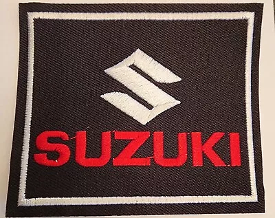 Suzuki Automotive Embroidered Iron On Patches  3 1/4 X 3 3/4  • $4.25