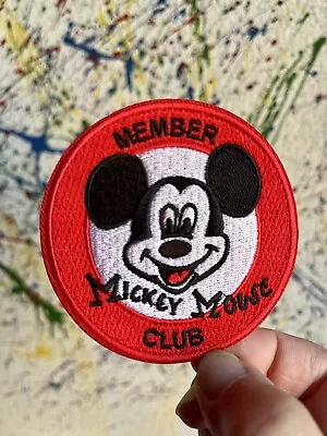 Mickey Mouse Member Embroidered Iron On Patch • $5.99