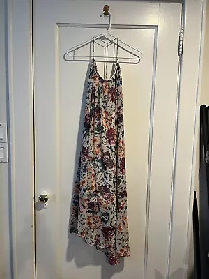 Zara Lined Floral Summer Dress NWT Sz L Orig Price €49 • $29