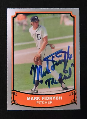 Mark Fidrych Signed Autograph Baseball Card High Grade • $79