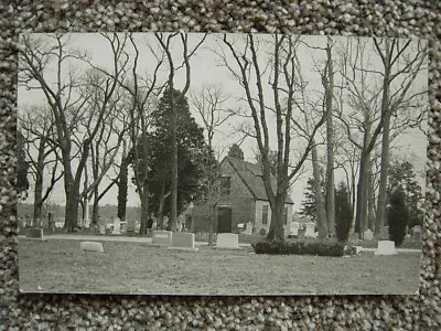 Rppc-church Creek Md-old Trinity-cemetery-dorchester County Maryland-real Photo • $8.95