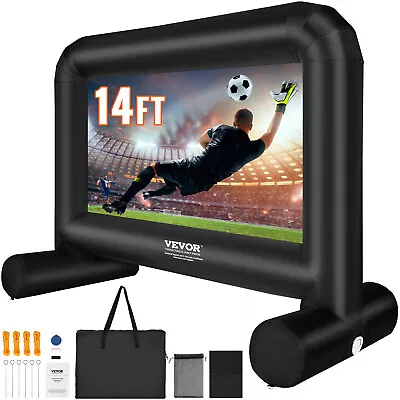 VEVOR Inflatable Movie Screen 14/16 FT Inflatable Projector Screen With Blower • $71.99