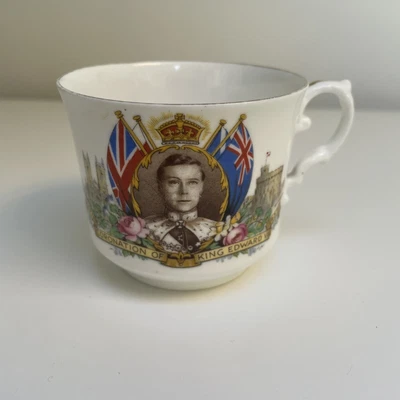 £10 • Buy Coronation King Edward VIII Cup Aynsley 1937 Royal Memorabilia Vintage