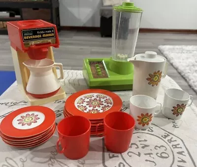 Vintage Kitchen Play Dishes Kiddy Matic II Blender Beverage Maker Chilton Toy • $42