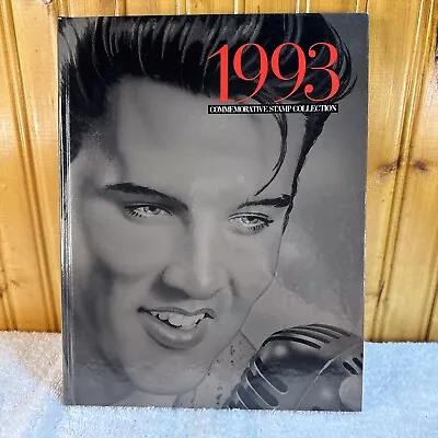 1993 Commemorative US Stamp Collection Hardcover USPS Yearbook Elvis No Stamps • $7.87