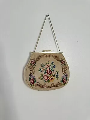 Vintage Floral Tapestry Purse • $0.99