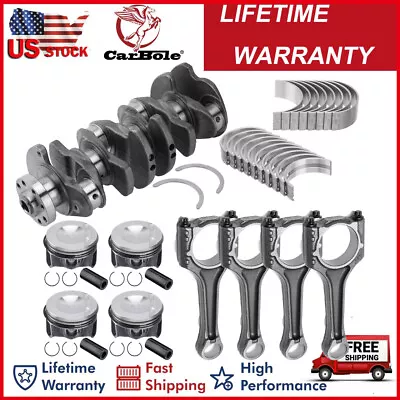 Crankshaft &Conrods &Bearings Kit For Audi A4 Q5 VW Golf GTI Passat 2.0 T EA888 • $438.64