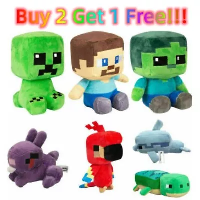 $19.99 • Buy For Kids Gift Xmas Minecraft Animal Plush Toys Stuffed Animals Soft Toy Plush
