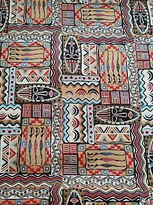 £2.95 • Buy Kenya Tapestry Fabric, Upholstery, Soft Furnishings, Curtains, Tribal