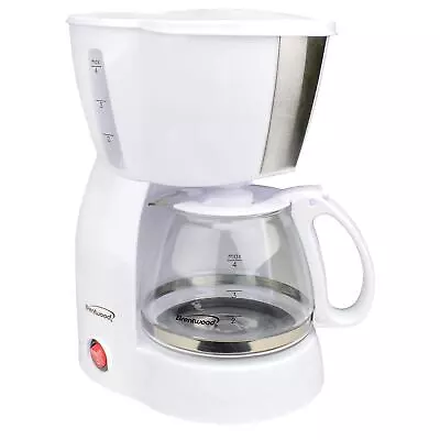 Brentwood 4-Cups Automatic Coffee Maker White (BTWTS213W) • $29.99