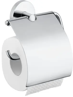 £56.18 • Buy Hansgrohe Logis Toilet Roll Holder With Cover 41623000