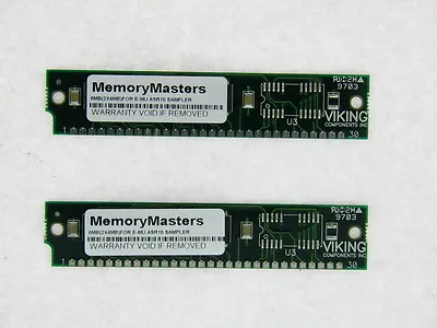 8MB 2X4MB RAM Memory Upgrade ENSONIQ Emu E-mu ASR-10 ASR10 TS10 SAMPLER TESTED • $36.64