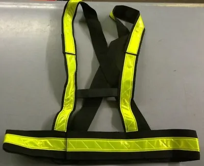CAB High Visibility Heavy Duty Safety Belt Harness Yellow Large NEW - Coal Miner • $12.99