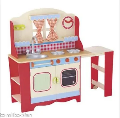£120 • Buy ELC Wooden Cottage Kitchen Red RRP £150**Brand New**