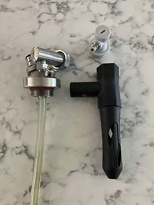 Stainless Steel Mini Keg Beer Growler Spear Tap Dispenser With Mini CO2 Charger • $40