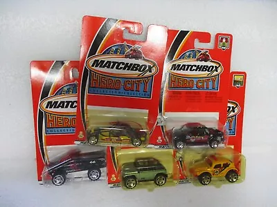 Matchbox China Superfast 2003 Hero City Lot Of 5 OFF ROAD Vehicles Carded • $3.95