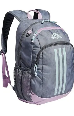 NEW Adidas Young BTS Creator 2 Backpack Stone Wash Grey Bliss Lilac Purple • $29.99