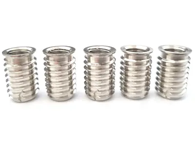 Blind Self Tapping Inserts Stainless Steel Marine Grade 316: M2 To M20 (5 Pack) • £9.68