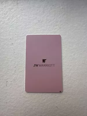 Hotel Key Card JW Marriott Turnberry Pink Matte Finish Collectible • $7