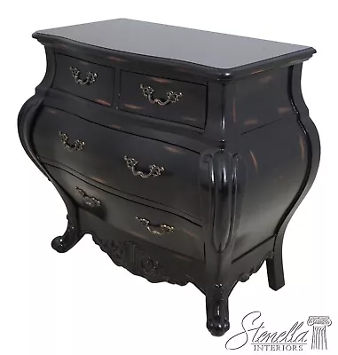 F63036EC: Italian Style Black Marble Top Commode W. Chest • $695