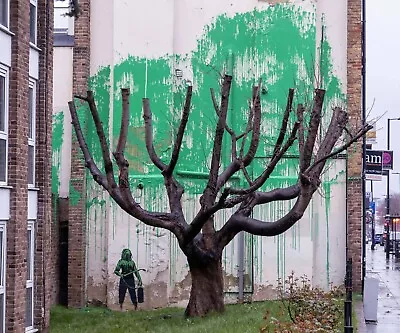 Banksy - Tree North London A4 Poster Wall Art Print 02 • £4.99