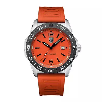 New Luminox Pacific Diver Orange Dial Rubber Band Men's Watch XS.3129 • $508.47