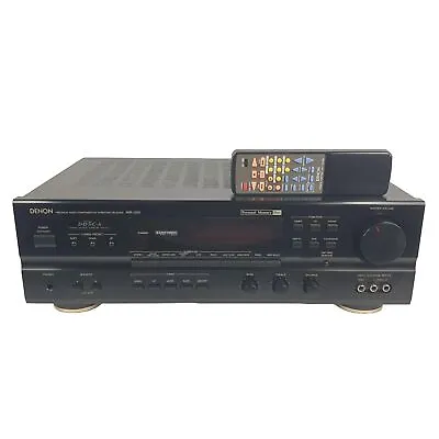 Denon AVR-1200 AV Receiver Amplifier Digital Tuner Phono + Remote - TESTED • $299.95
