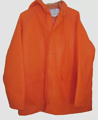 WearGuard~XXL~Complete Rain Suit~Safety Orange~Parka And Overalls W/Suspenders • $35