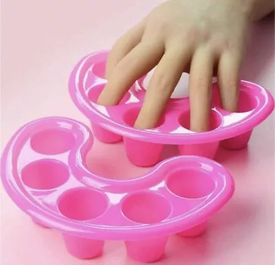 Nail Art Tips Soak Bowl Tray Treatment Nail Polish Remove Soaking Bowl Manicure  • $9