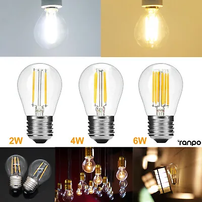 E27 LED Edison Bulb Filament Light Bulbs 20W 40W 60W Incandescent Equivalent • £2.38