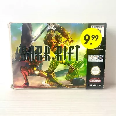 Dark Rift + Box Insert Manual - Nintendo N64 64 - Tested & Working • $138.88