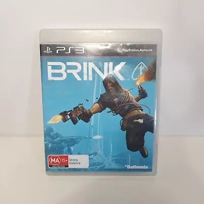 Brink + Manual - PS3 **Free Postage** Sony PlayStation 3 • $5.44