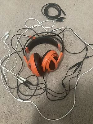 Steel Series Steelseries Wired Gaming Headset Orange For Xbox - Works Perfectly • $1.25