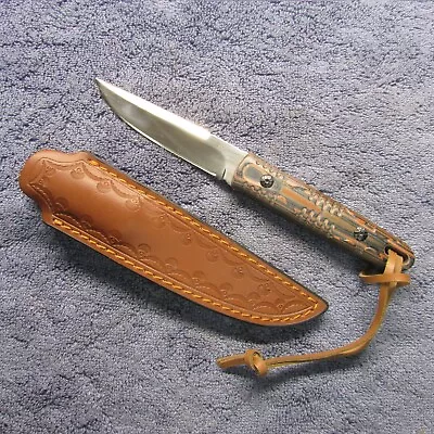 Unbranded D2  Fixed Blade Knife W. Sheath • $35.99