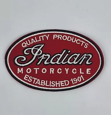 Indian Oval Biker Motorcycle Vest Embroidered Patches Applique Badge Iron Sew On • $8.50