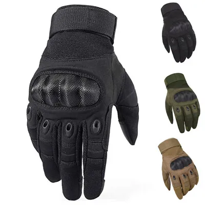 Tactical Hard Knuckles Gloves Army Military Combat Hunting Shooting Land Forces • $15.99