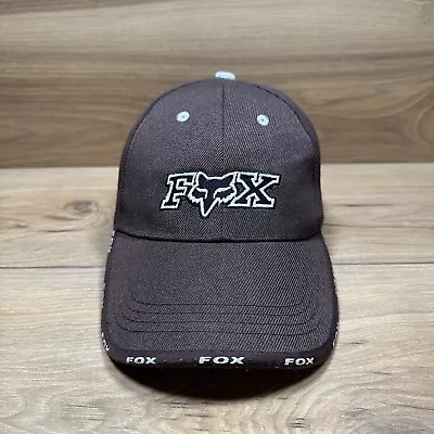 Fox Racing Hat Cap Brown Strapback One Size Adult Logo Cotton Baseball Cap • $9.99