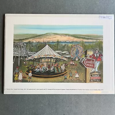 P Buckley Moss  Camden Park  Fair Carnival (79/500) Signed 2021 Issue Print • $45