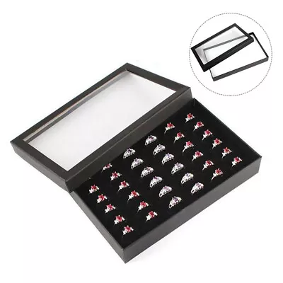 Velvet Jewelry Ring Display Organizer Case Tray Holder Earring Storage Box New • $8.79