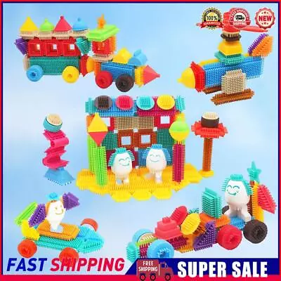 Bristle Shape Blocks Build And Play Fun Bricks Set For Boys Girls (82pcs) • $40.14