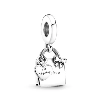 $48.99 • Buy PANDORA Charm Sterling Silver ALE S925  SHOPPING BAG DANGLE  799536C00