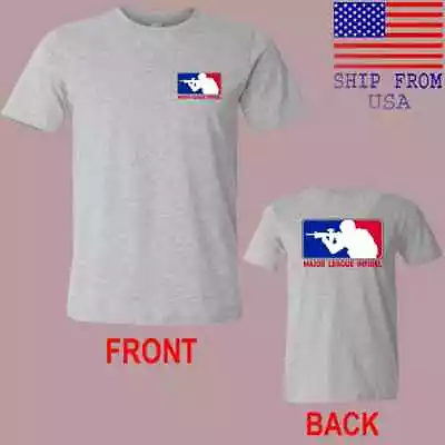 MLI Major League Infidel Logo Men's Grey T-Shirt Size S-5XL • $15.99