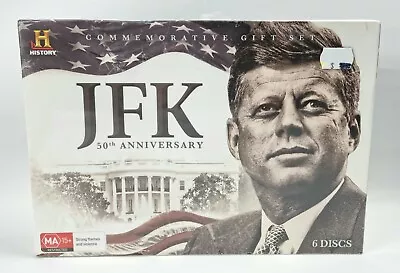 JFK Kennedy 50th Anniversary  DVD Box Set New Sealed 6 X Region 4 PAL History • $34.99